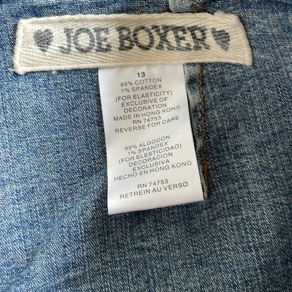 Joe Boxer Vintage Wide Leg Embroidered High Waisted Jeans - Picture 4 of 10